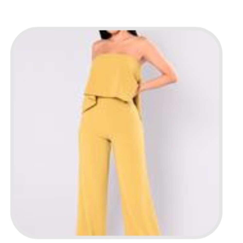 Gorgeous mustard jumpsuit